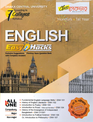 English - Easy Hacks - Honours 1st Year - 7 Colleges - Lecture Publication